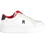 TOMMY HILFIGER WHITE WOMEN'S SPORTS SHOES
