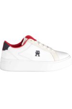 TOMMY HILFIGER WHITE WOMEN'S SPORTS SHOES