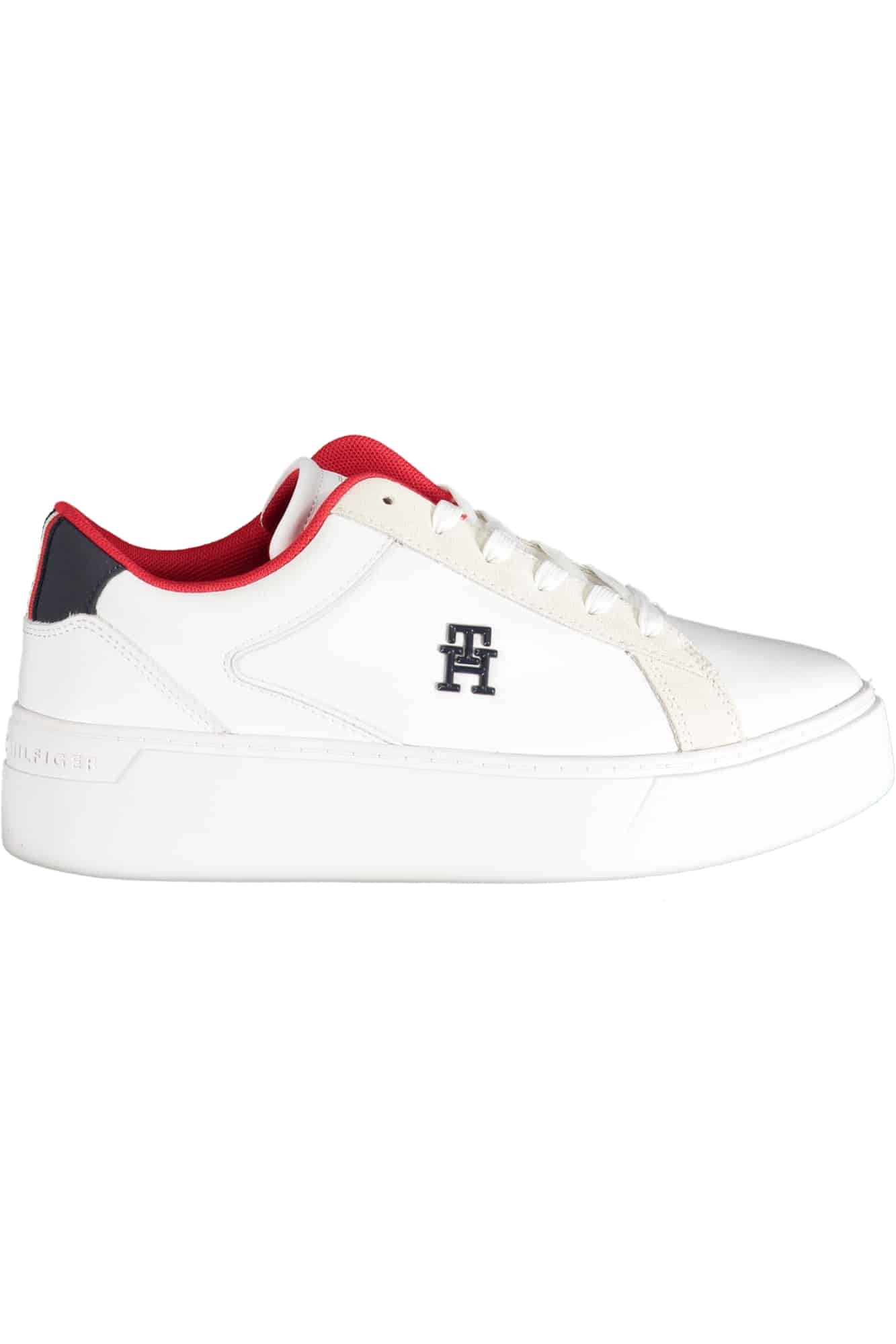 tommyhilfigercalzaturasportivadonnabianco_1 TOMMY HILFIGER WHITE WOMEN'S SPORTS SHOES - Image 1