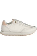 TOMMY HILFIGER WHITE WOMEN'S SPORTS SHOES