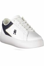TOMMY HILFIGER WHITE WOMEN'S SPORTS SHOES - Image 2