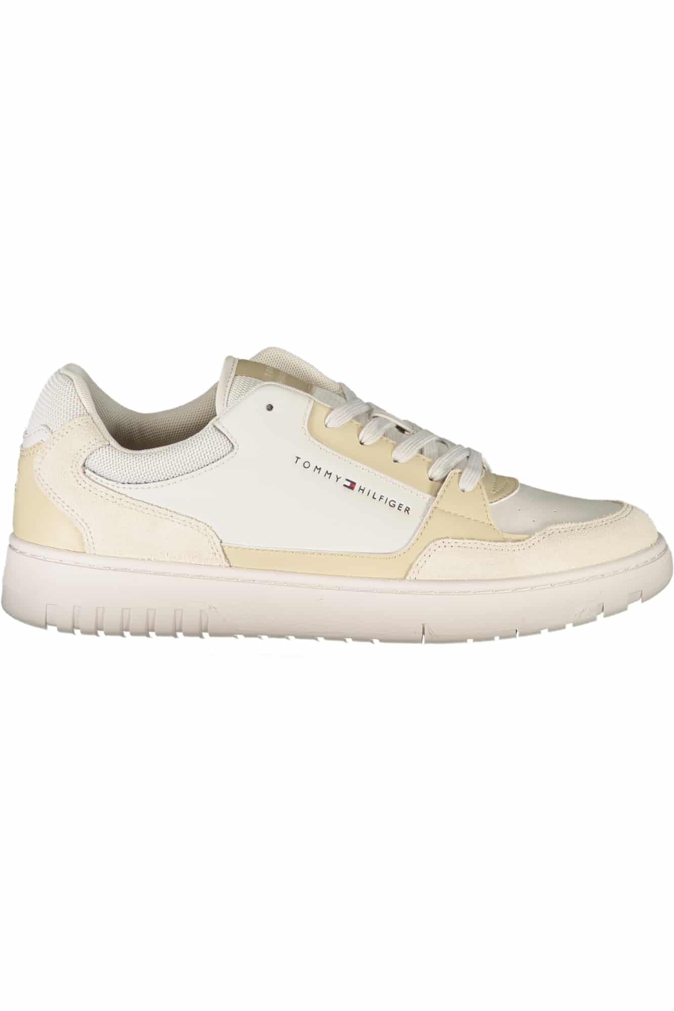 tommyhilfigercalzaturasportivauomobeige_1 TOMMY HILFIGER BEIGE MEN'S SPORTS SHOES - Image 1