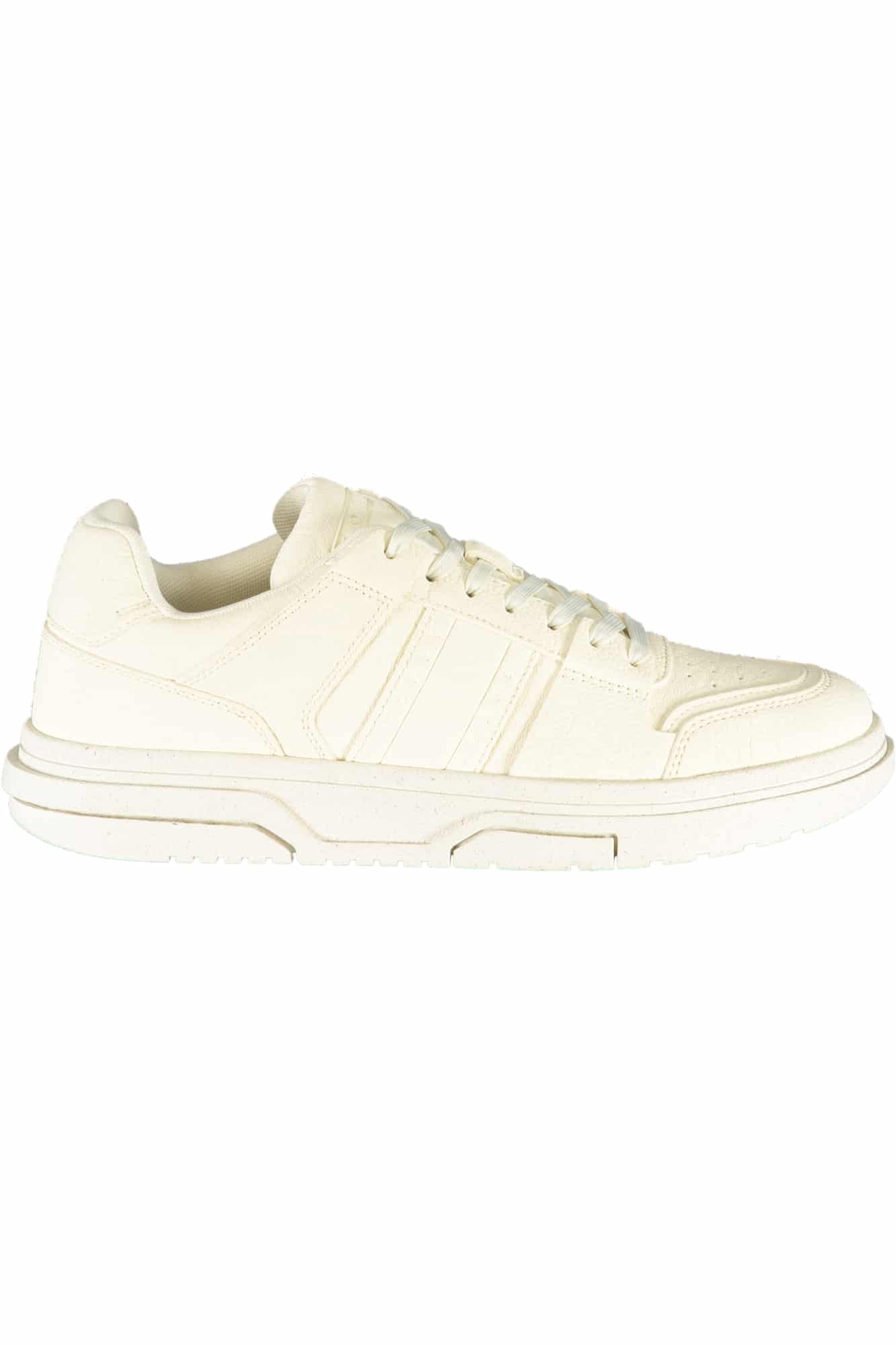 tommyhilfigercalzaturasportivauomobianco_1 TOMMY HILFIGER MEN'S WHITE SPORTS SHOES - Image 1
