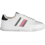 TOMMY HILFIGER MEN'S WHITE SPORTS SHOES