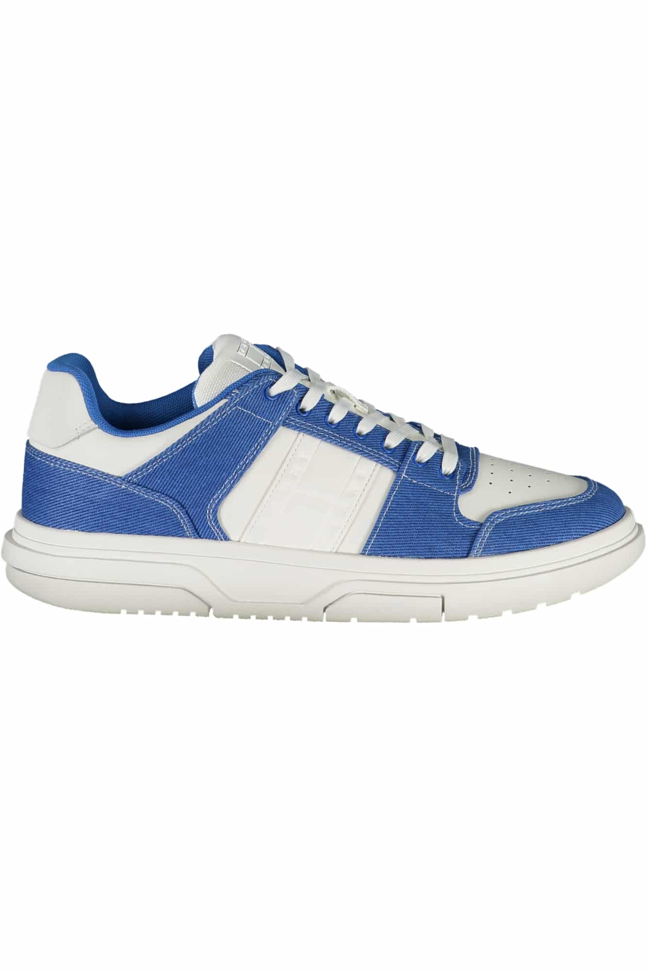 tommyhilfigercalzaturasportivauomobianco_1 TOMMY HILFIGER MEN'S WHITE SPORTS SHOES - Image 1