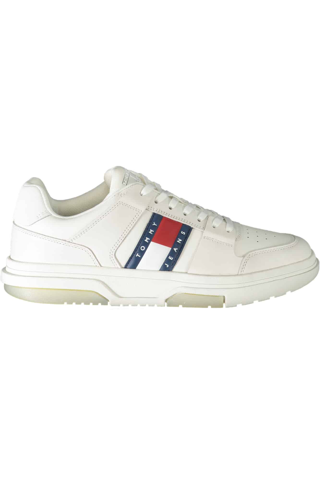 tommyhilfigercalzaturasportivauomobianco_1 TOMMY HILFIGER MEN'S SPORTS SHOES WHITE - Image 1