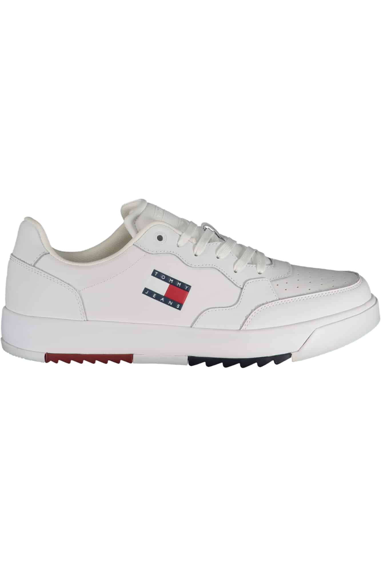 tommyhilfigercalzaturasportivauomobianco_1 TOMMY HILFIGER MEN'S SPORTS SHOES WHITE - Image 1