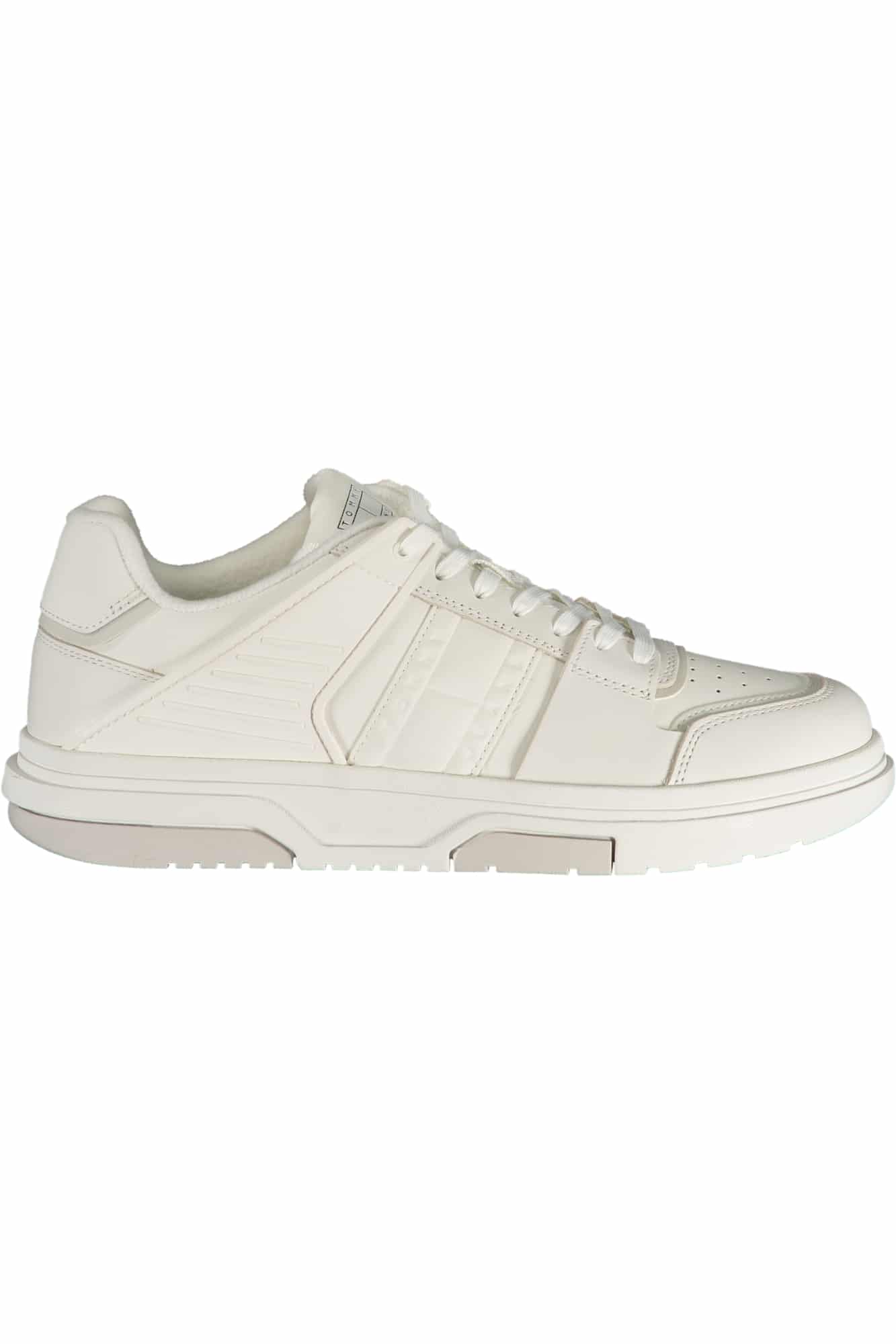 tommyhilfigercalzaturasportivauomobianco_1 TOMMY HILFIGER MEN'S SPORTS SHOES WHITE - Image 1