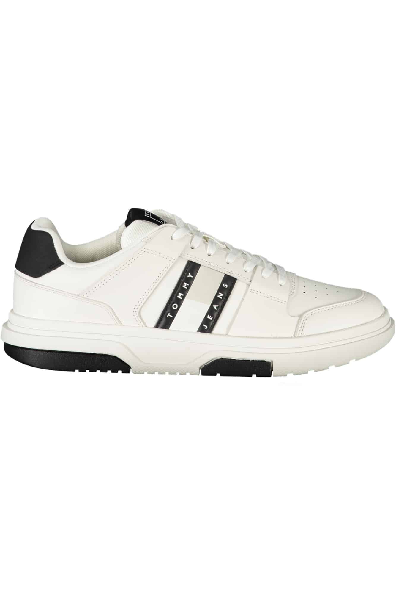 tommyhilfigercalzaturasportivauomobianco_1 TOMMY HILFIGER MEN'S SPORTS SHOES WHITE - Image 1