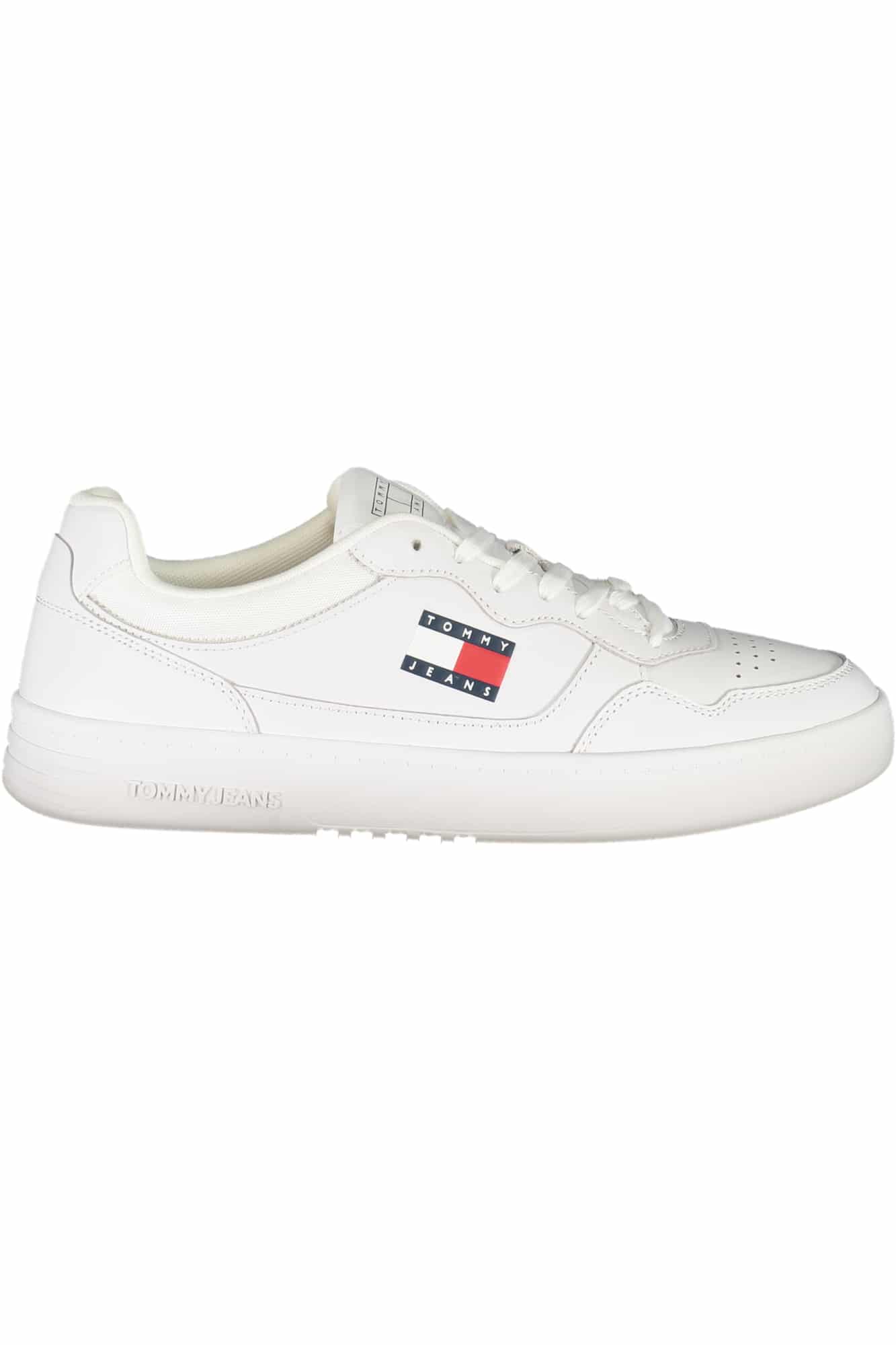 tommyhilfigercalzaturasportivauomobianco_1 TOMMY HILFIGER MEN'S SPORTS SHOES WHITE - Image 1