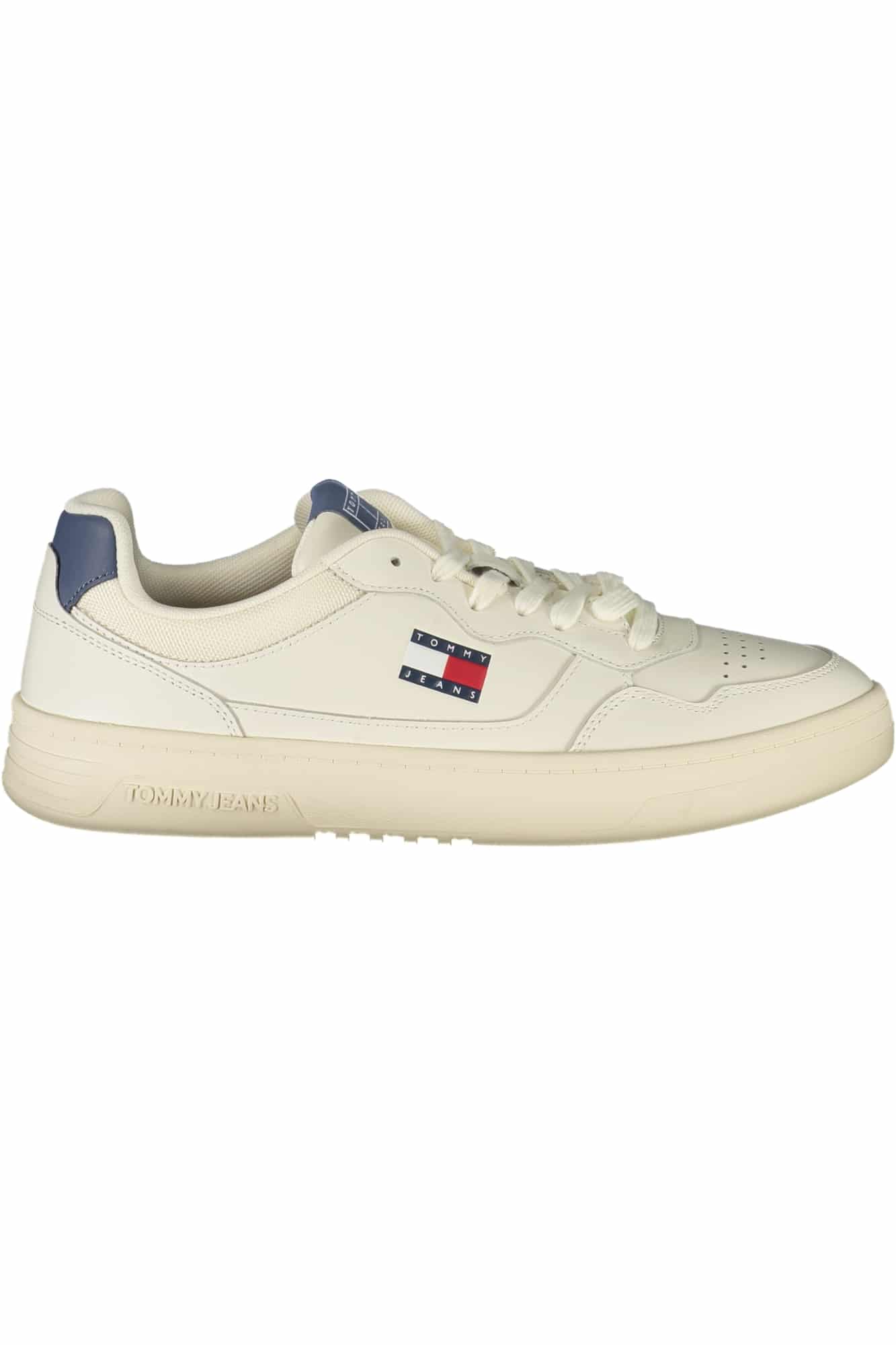 tommyhilfigercalzaturasportivauomobianco_1 TOMMY HILFIGER MEN'S WHITE SPORTS SHOES - Image 1