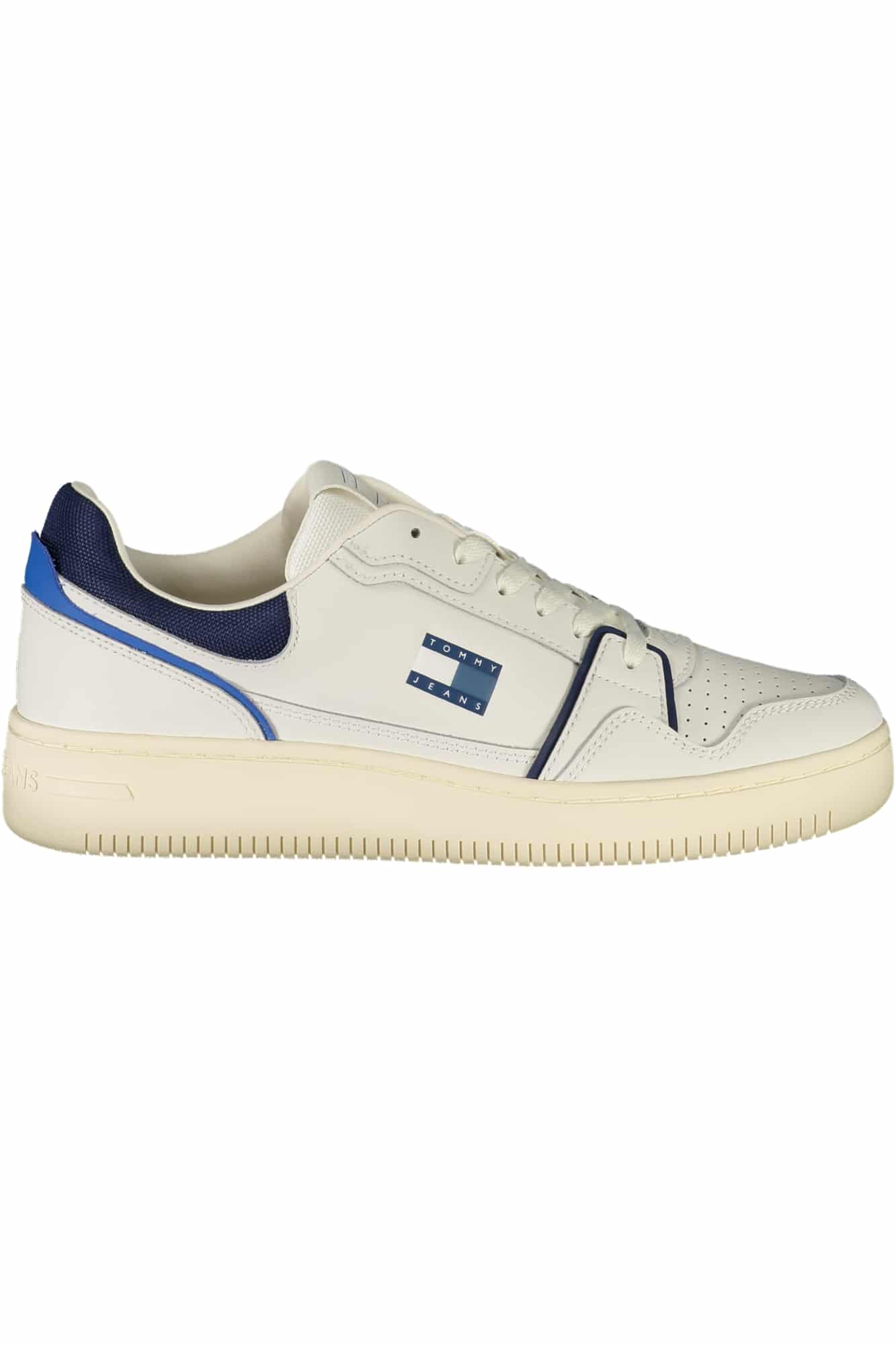 tommyhilfigercalzaturasportivauomobianco_1 TOMMY HILFIGER MEN'S WHITE SPORTS SHOES - Image 1