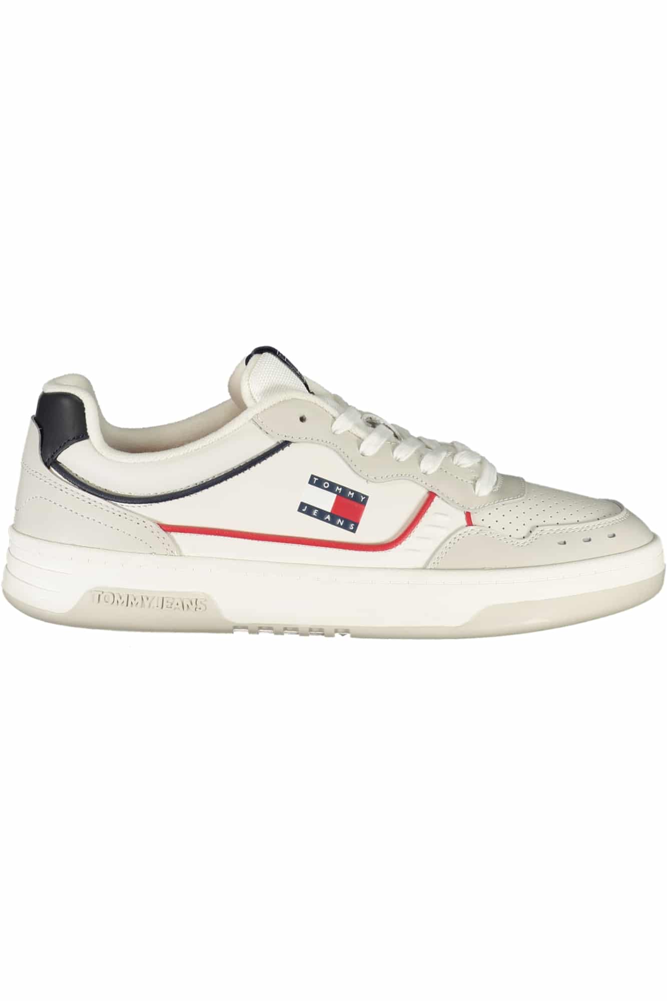 tommyhilfigercalzaturasportivauomobianco_1 TOMMY HILFIGER MEN'S WHITE SPORTS SHOES - Image 1