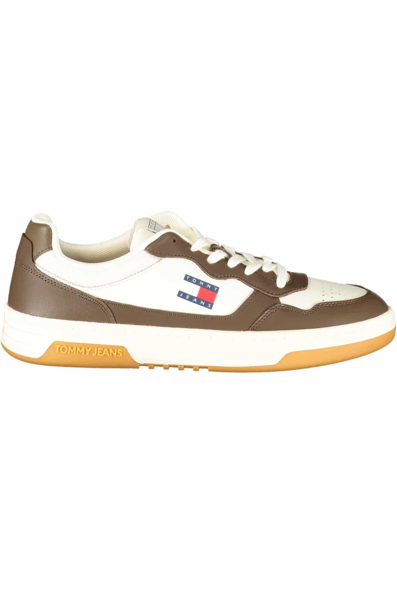 tommyhilfigercalzaturasportivauomobianco_1 TOMMY HILFIGER MEN'S WHITE SPORTS SHOES - Image 1