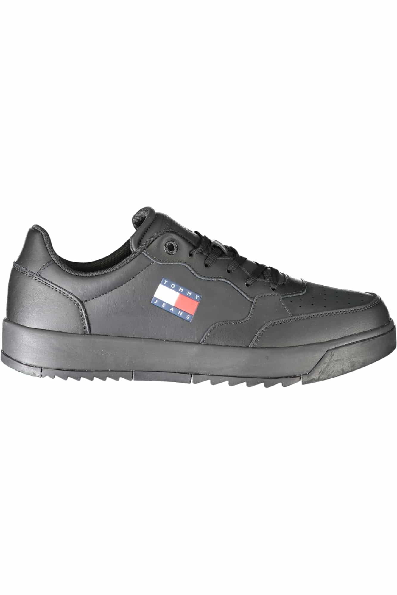 tommyhilfigercalzaturasportivauomonero_1 TOMMY HILFIGER MEN'S SPORTS SHOES BLACK - Image 1