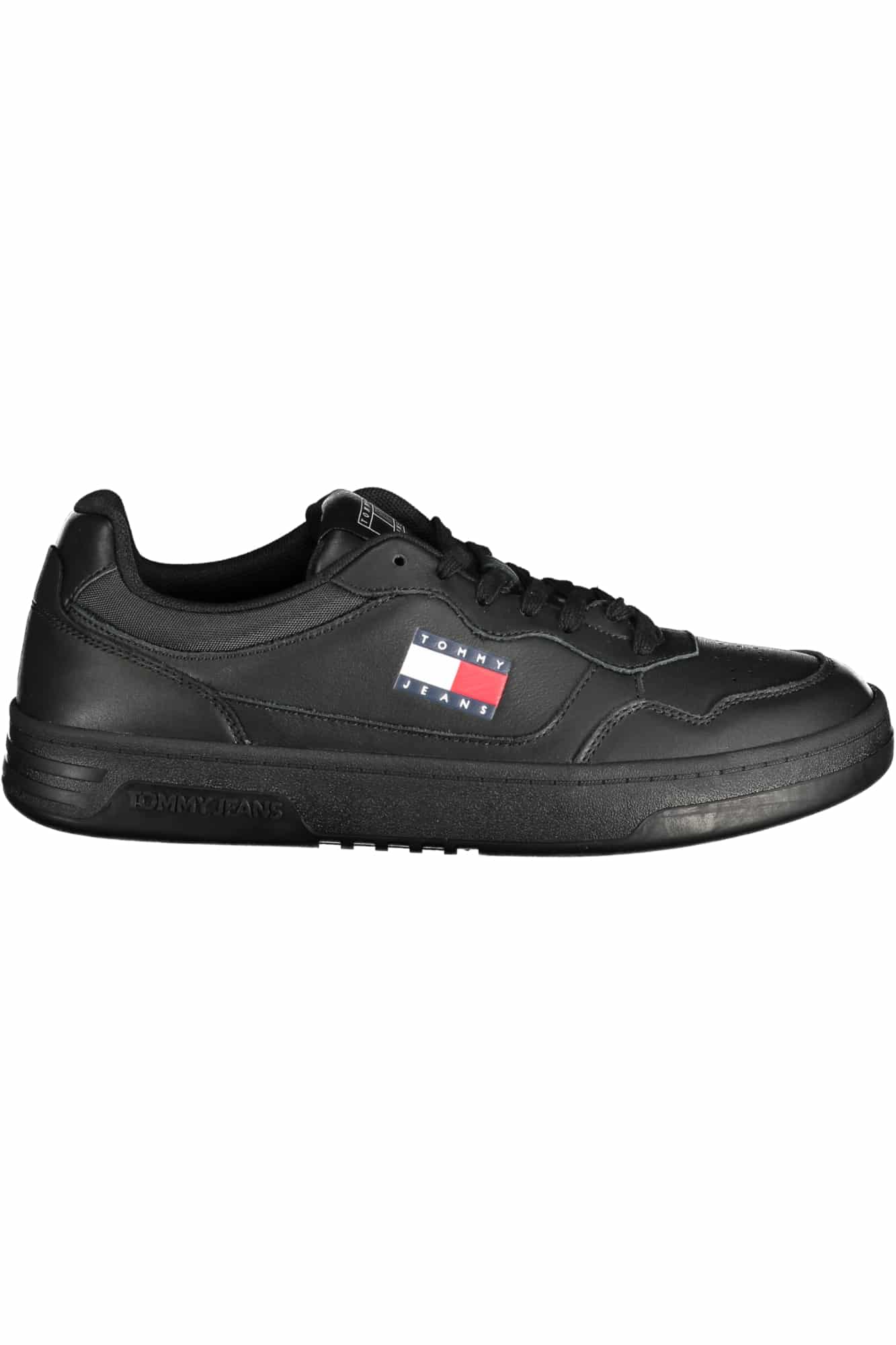 tommyhilfigercalzaturasportivauomonero_1 TOMMY HILFIGER MEN'S SPORTS SHOES BLACK - Image 1