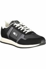 TOMMY HILFIGER MEN'S BLACK SPORTS SHOES - Image 2