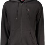 TOMMY HILFIGER MEN'S ZIP-UP SWEATSHIRT BLACK