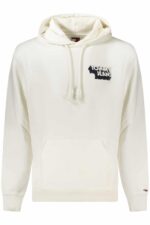 TOMMY HILFIGER MEN'S ZIP-UP SWEATSHIRT WHITE