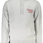 TOMMY HILFIGER MEN'S ZIP-UP SWEATSHIRT GREY