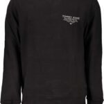 TOMMY HILFIGER MEN'S BLACK ZIPLESS SWEATSHIRT