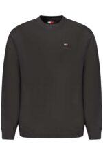 TOMMY HILFIGER MEN'S BLACK ZIP-UP SWEATSHIRT