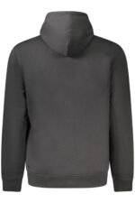 TOMMY HILFIGER MEN'S BLACK ZIP-UP SWEATSHIRT - Image 2