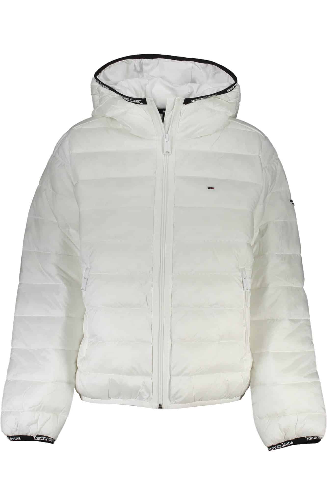 tommyhilfigergiubbottodonnabianco_1 TOMMY HILFIGER WHITE WOMEN'S JACKET - Image 1