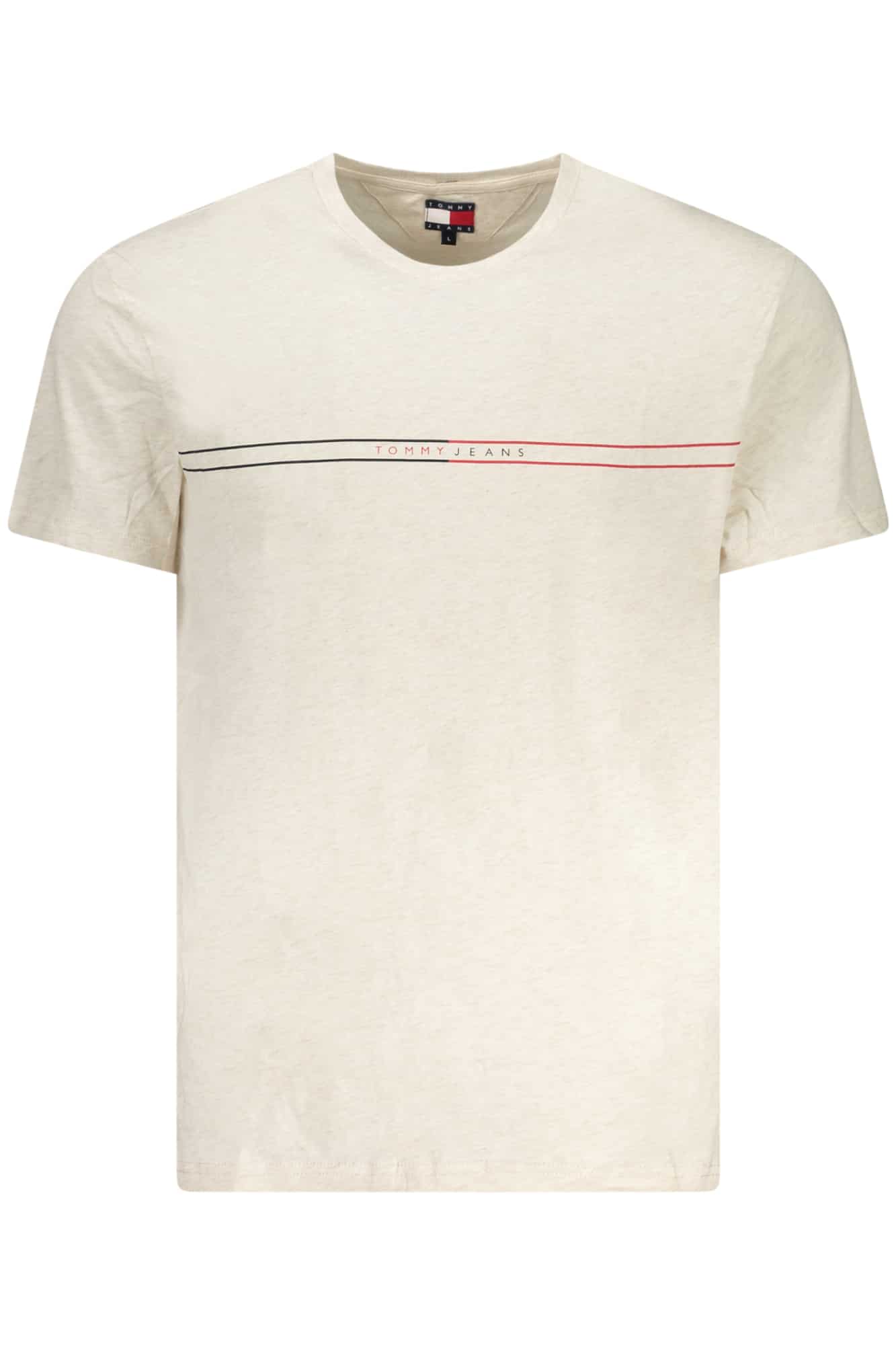 tommyhilfigert-shirtmanichecorteuomobeige_1 TOMMY HILFIGER SHORT SLEEVE T-SHIRT MEN BEIGE - Image 1