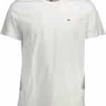 TOMMY HILFIGER MEN'S WHITE SHORT SLEEVE T-SHIRT