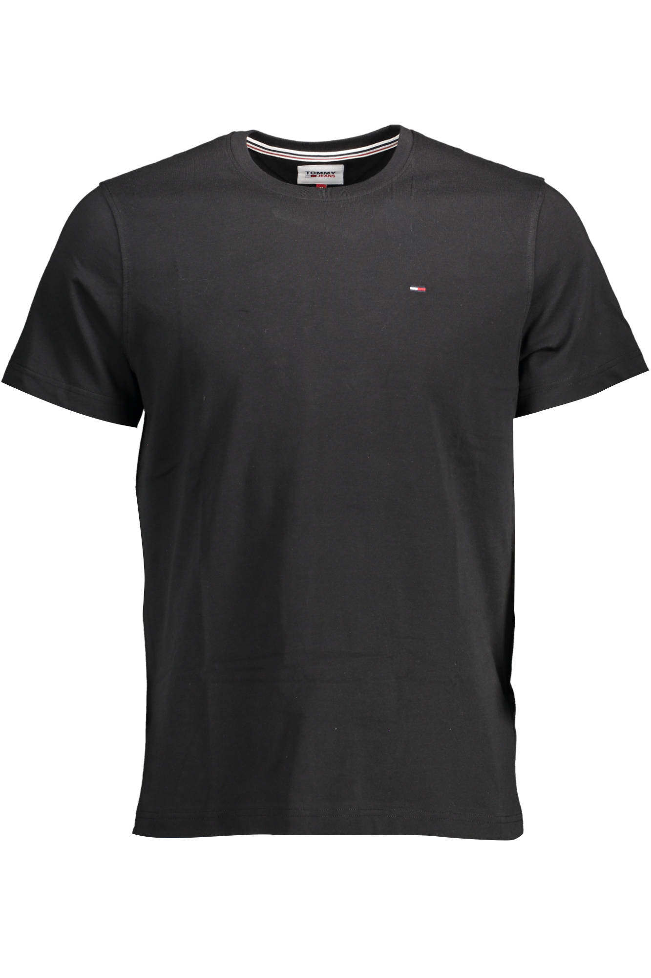 tommyhilfigert-shirtmanichecorteuomonero_1 TOMMY HILFIGER SHORT SLEEVE T-SHIRT MEN BLACK - Image 1