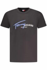 TOMMY HILFIGER SHORT SLEEVE T-SHIRT MEN BLACK