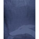 TRUSSARDI JEANS MEN'S BEACH TOWEL BLUE