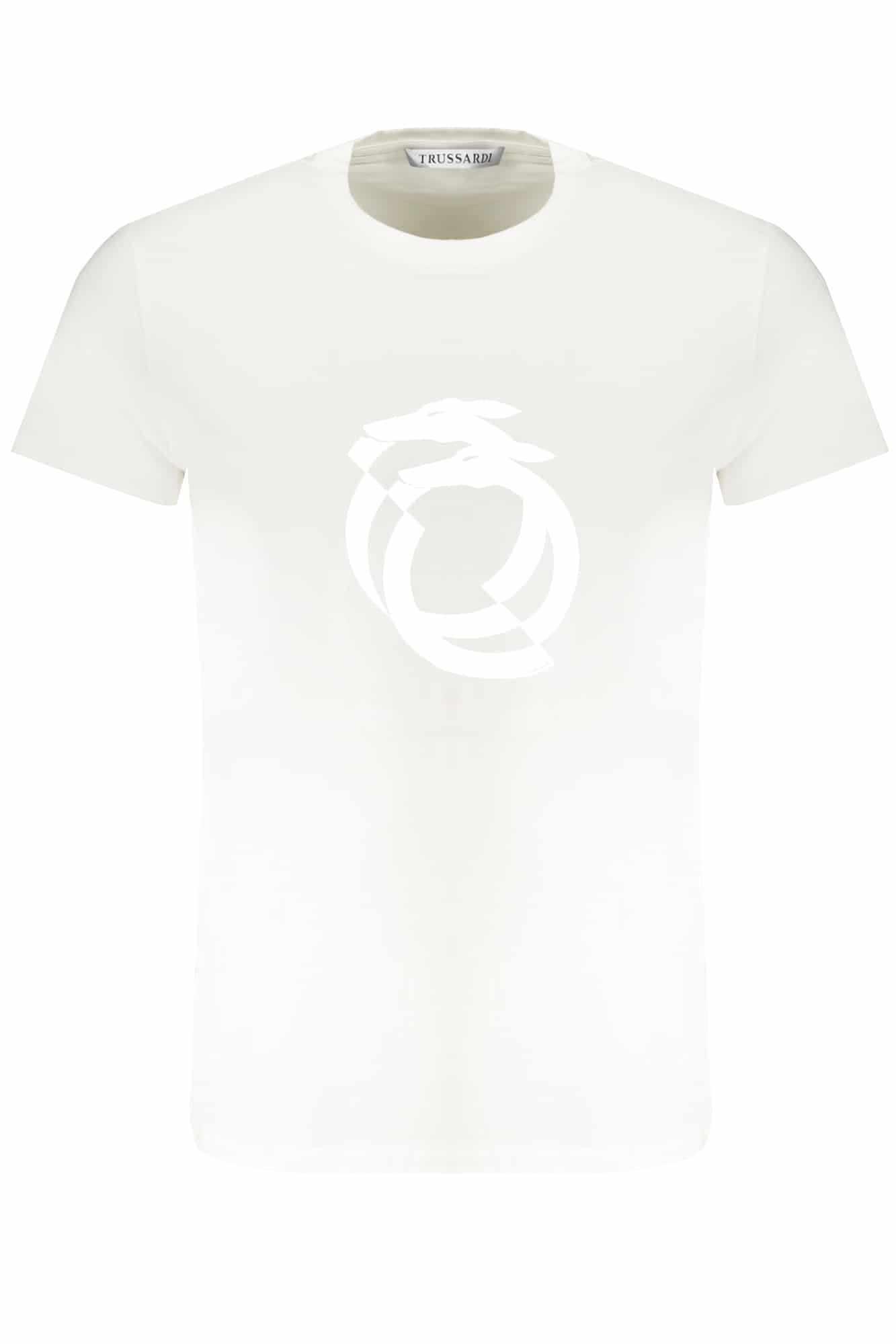 trussardit-shirtmanichecorteuomobianco_1 TRUSSARDI SHORT SLEEVED T-SHIRT MEN'S WHITE - Image 1