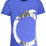 TRUSSARDI MEN'S SHORT SLEEVED T-SHIRT BLUE