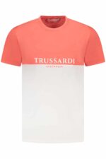 TRUSSARDI MEN'S SHORT SLEEVE T-SHIRT PINK
