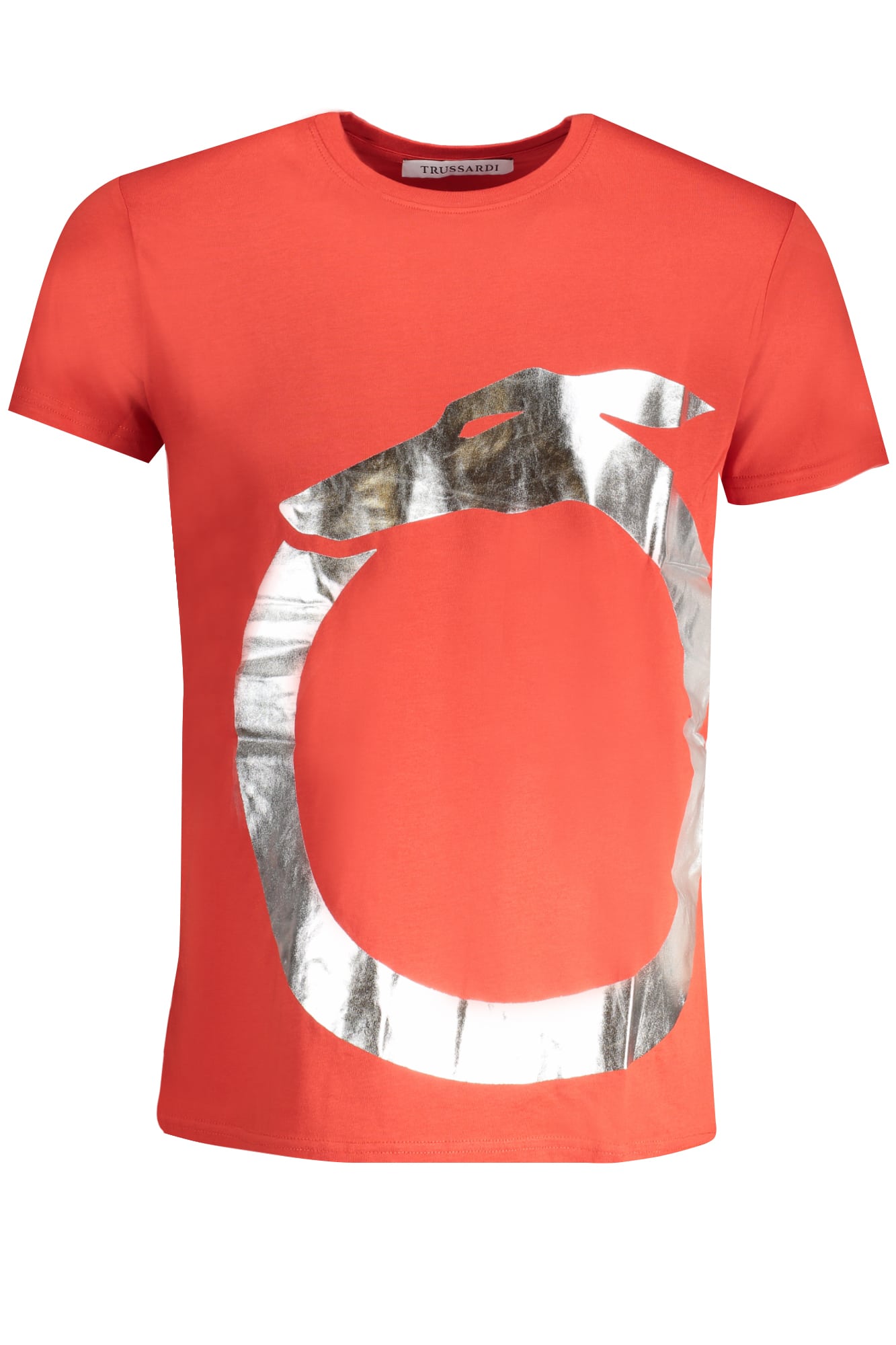trussardit-shirtmanichecorteuomorosso_1 TRUSSARDI MEN'S SHORT SLEEVE T-SHIRT RED - Image 1