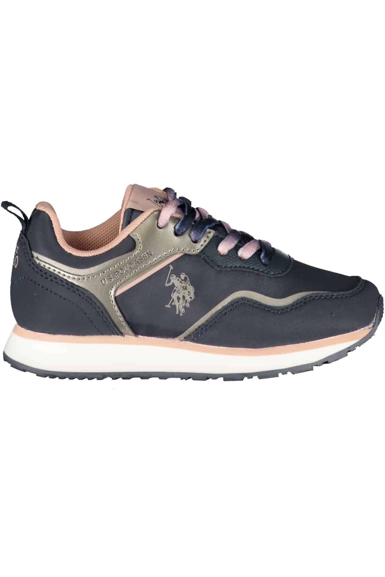 uspoloassncalzaturasportivabambinoblu_1 US POLO ASSN. BLUE SPORTS SHOES FOR CHILDREN - Image 1