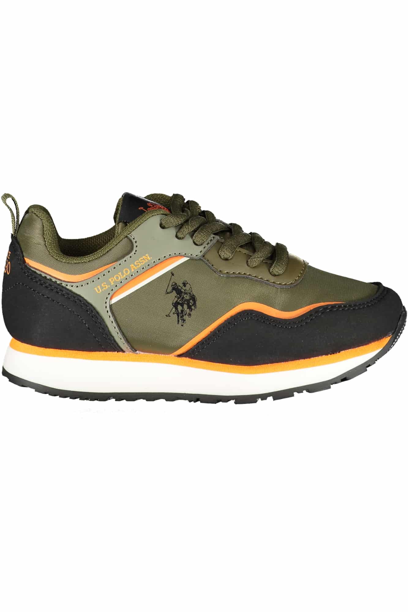 uspoloassncalzaturasportivabambinoverde_1 US POLO ASSN. GREEN SPORTS SHOES FOR CHILDREN - Image 1