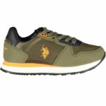US POLO ASSN. GREEN SPORTS SHOES FOR CHILDREN