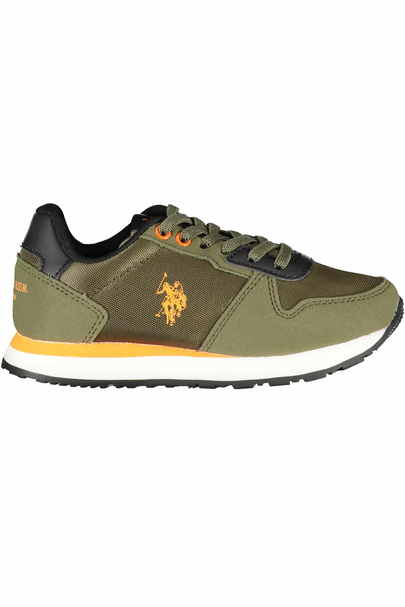 uspoloassncalzaturasportivabambinoverde_1 US POLO ASSN. GREEN SPORTS SHOES FOR CHILDREN - Image 1