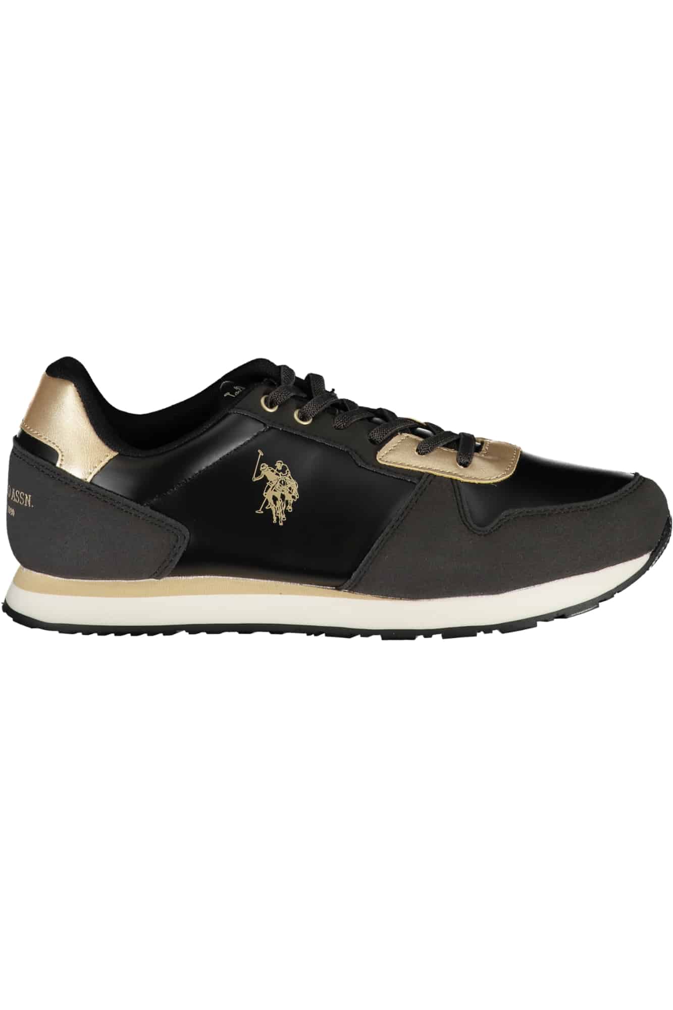 uspoloassncalzaturasportivadonnanero_1 US POLO ASSN. BLACK WOMEN'S SPORTS FOOTWEAR - Image 1