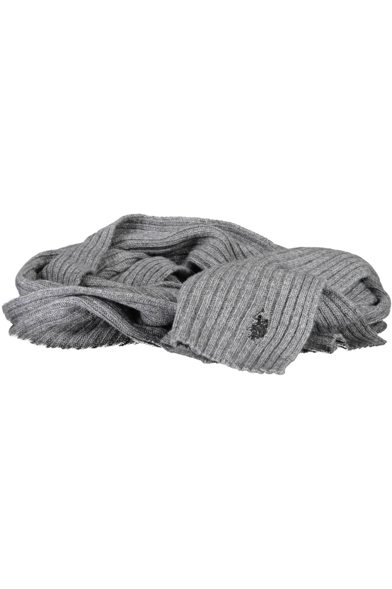 uspoloassnsciarpauomogrigio_1 US POLO ASSN. MEN'S SCARF, GREY - Image 1
