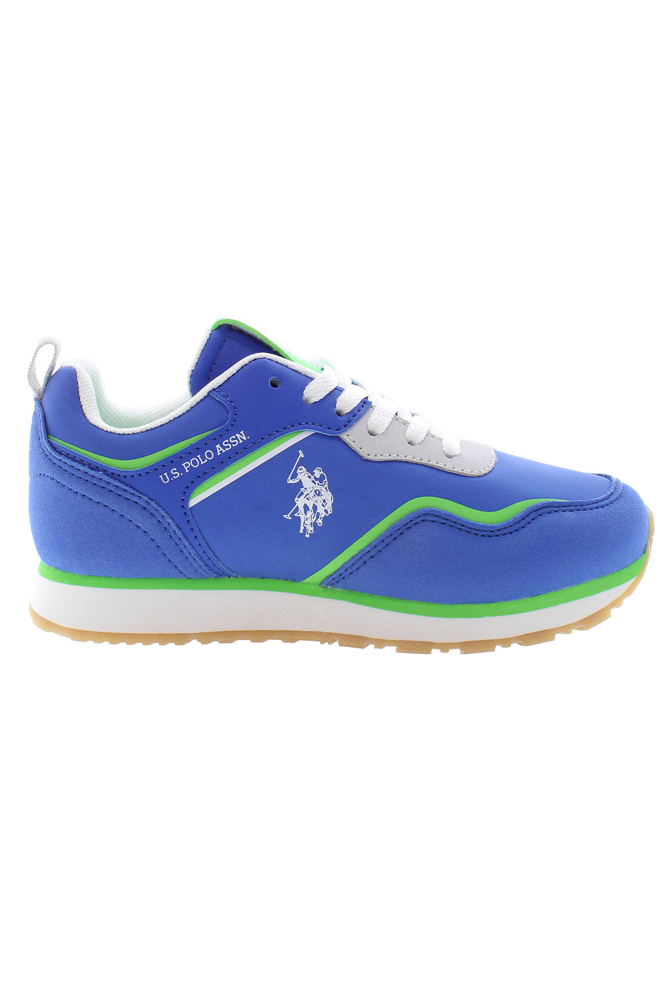 uspolobestpricecalzaturasportivabambinoblu_1 US POLO ASSN. CHILDREN'S BLUE SPORTS FOOTWEAR - Image 1