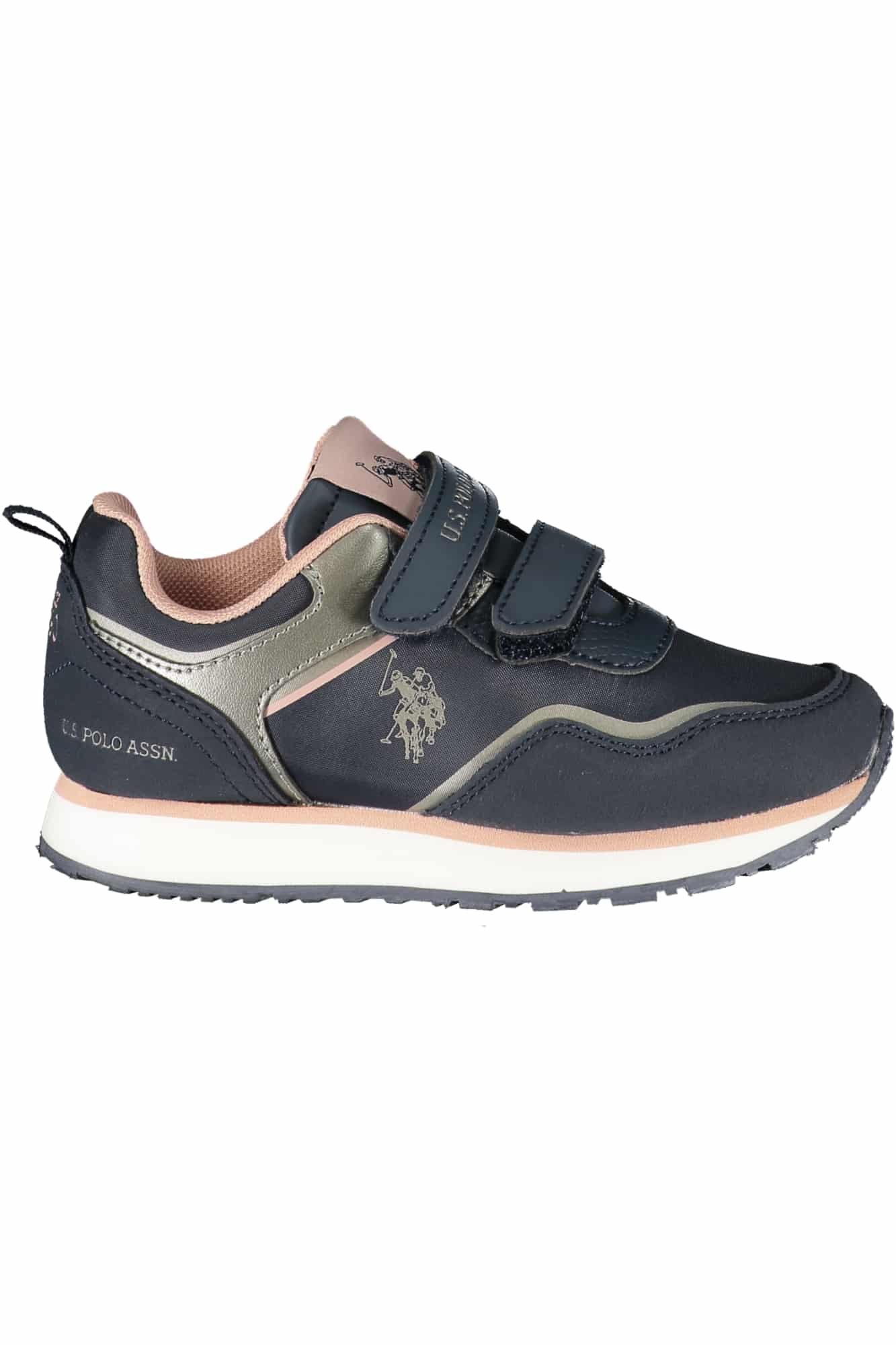 uspolobestpricecalzaturasportivabambinoblu_1 US POLO ASSN. CHILDREN'S BLUE SPORTS FOOTWEAR - Image 1