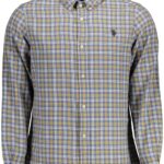 US POLO ASSN. MEN'S BLUE LONG-SLEEVED SHIRT