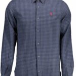 US POLO ASSN. MEN'S BLUE LONG-SLEEVED SHIRT