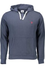 US POLO ASSN. MEN'S BLUE ZIP-UP SWEATSHIRT