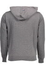 US POLO ASSN. MEN'S GRAY ZIP-UP SWEATSHIRT - Image 2