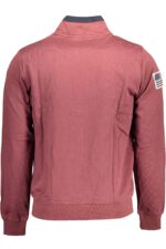 US POLO ASSN. MEN'S PURPLE ZIP-UP SWEATSHIRT - Image 2